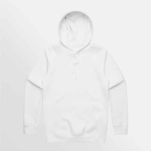 Custom Hoodie Printing AS Colour Stencil Hood White