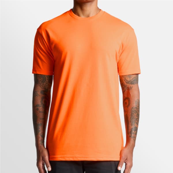 Custom branded hi vis Block Safety tee