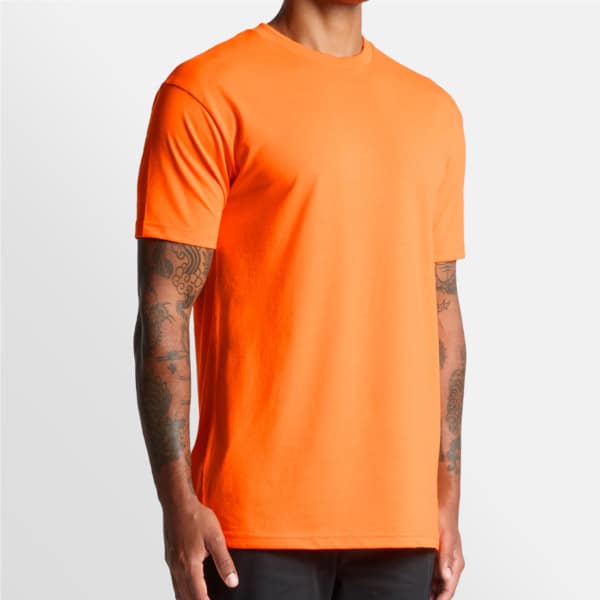 Custom branded hi vis Block Safety tee