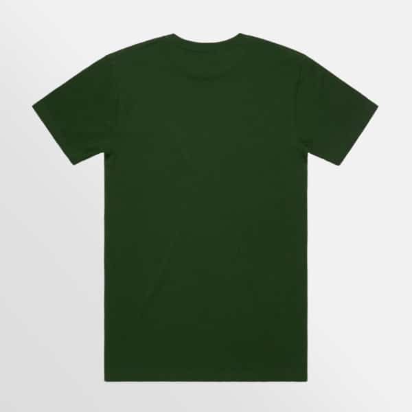 Custom branded Block Tubular tee - Forest Green