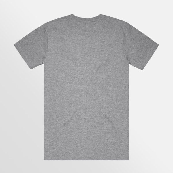 Custom branded Block Tubular tee - Grey