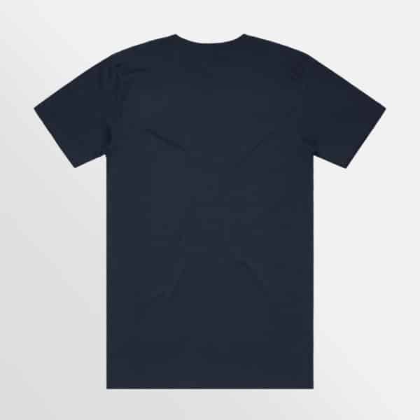 Custom branded Block Tubular tee - Navy