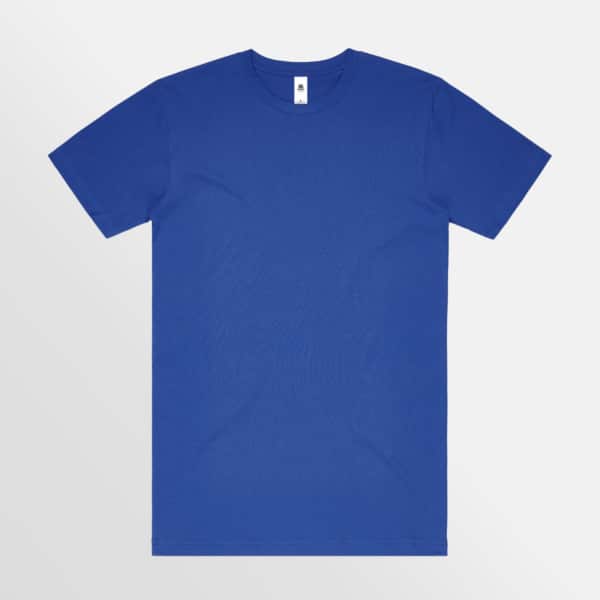 Custom branded Block Tubular tee - Royal