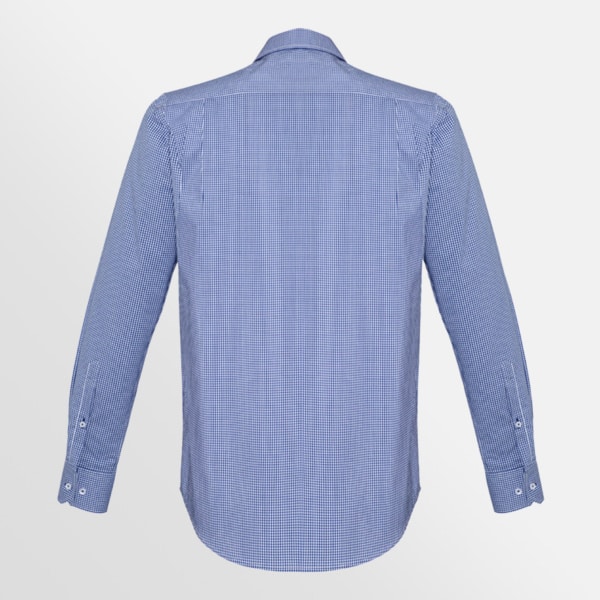 Custom printed Newport long sleeve shirt - French Navy