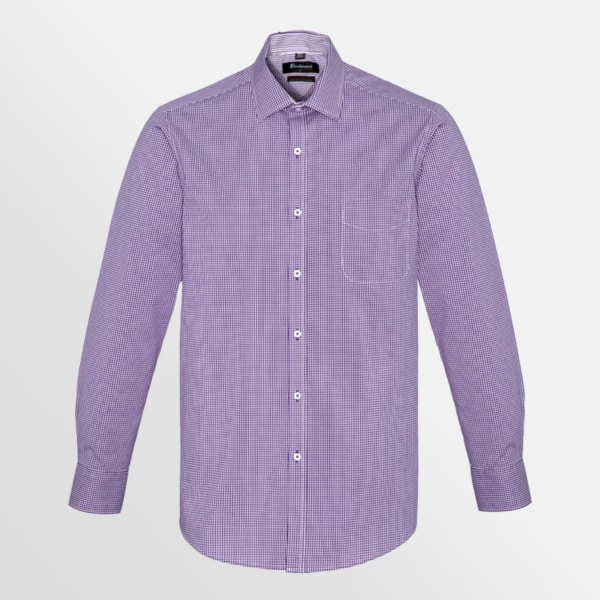 Custom printed Newport long sleeve shirt - Purple Reign