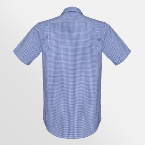 Custom printed Newport short sleeve shirt - French Navy