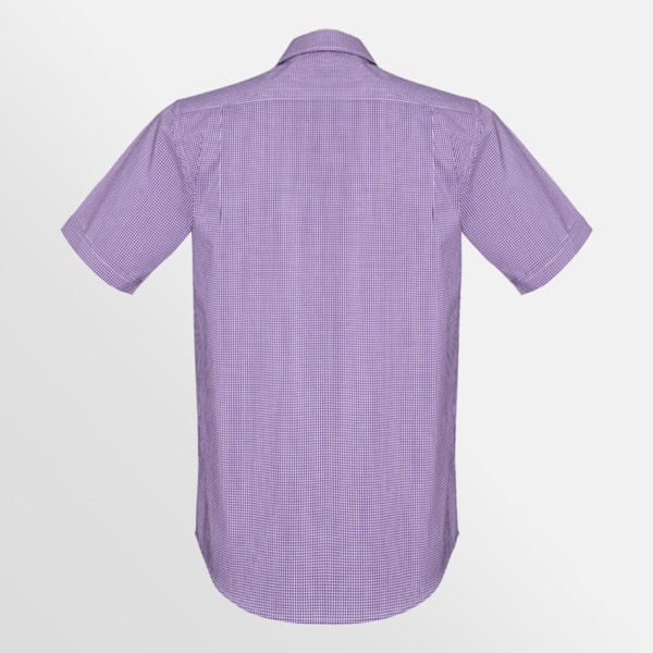 Custom printed Newport short sleeve shirt - Purple Reign