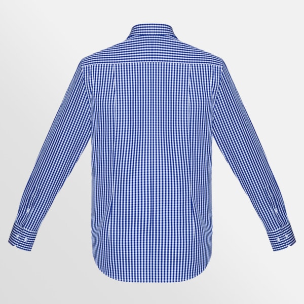 Custom printed Noah long sleeve shirt - French Navy