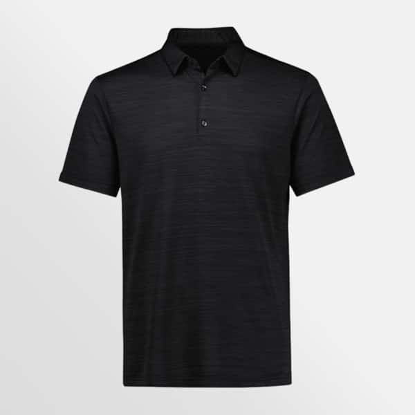 Custom printed Orbit Polo from Biz Collection - Black