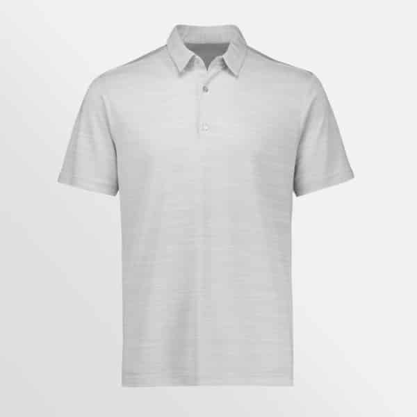 Custom printed Orbit Polo from Biz Collection - Silver