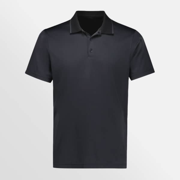 Custom printed Echo Polo - Black Graphite