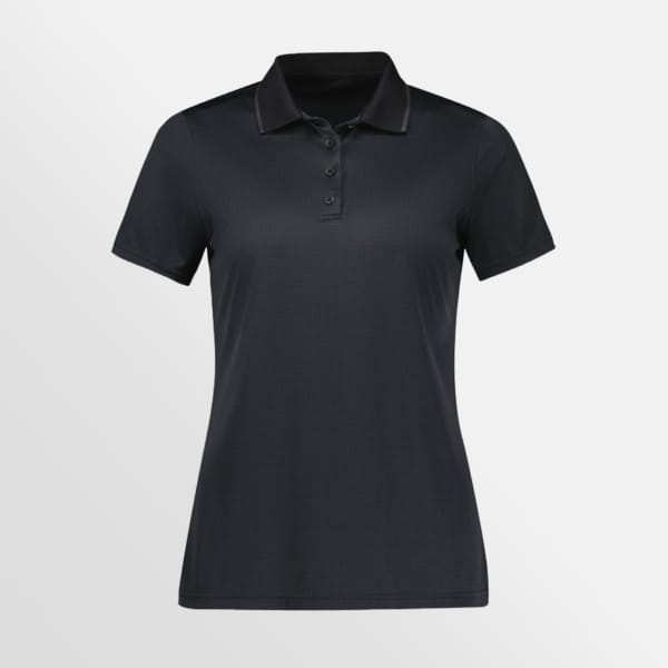 Custom printed Echo Polo - Black Graphite (womens)