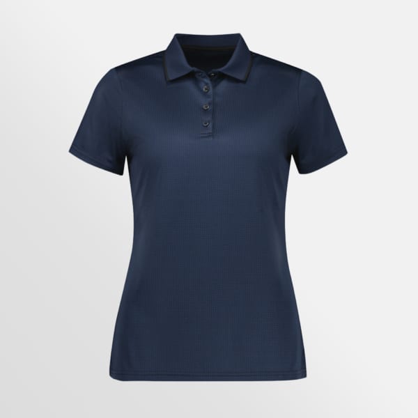 Custom printed Echo Polo - Carbon Blue (womens)