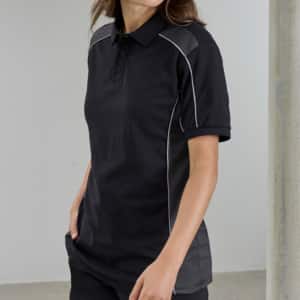 Custom printed unisex Grid Polo