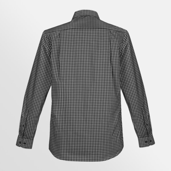 Custom printed Noah Long Sleeve shirt - Black/White