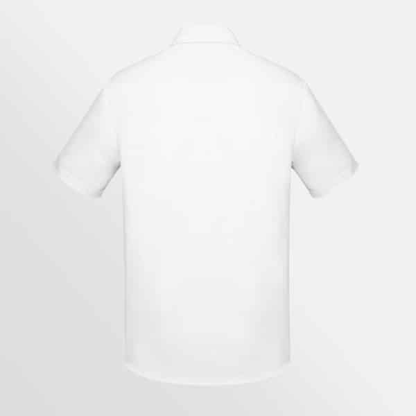 Custom printed Charlie classic short sleeve shirt - White