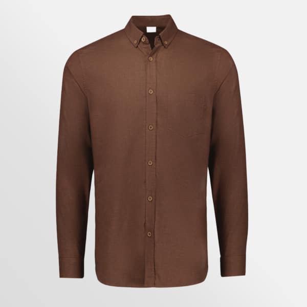 Custom branded Soul long sleeve shirt - Rust