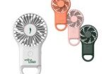 Promo Collection Carabiner Mini fan with LED light