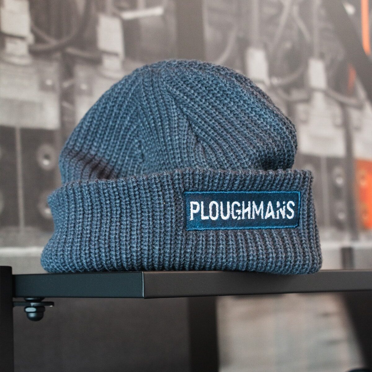 Ploughman's Cafe embroidered beanie