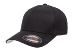 Custom Printed Merch QTCO Legendlife 6477 Flexfit Wool Blend Cap Black